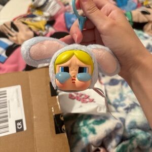 popmart crybaby bunny bubbles keychain